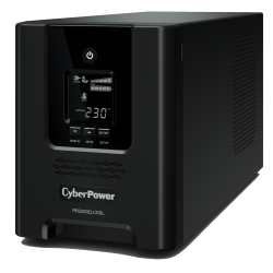 ИБП CyberPower PR2200ELCDSL, Line-Interactive, 2200VA/1980W, 8 IEC-320 С13, 1 IEC C19 розеток, USB&Serial, SNMPslot, LCD дисплей, Black, 0.5х0.6х0.3м., 28.4кг., замена для АРС SMC2000I, SMC2000I-RS и SMT2200I/ UPS Line-Interactive CyberPower PR2200ELCDSL 