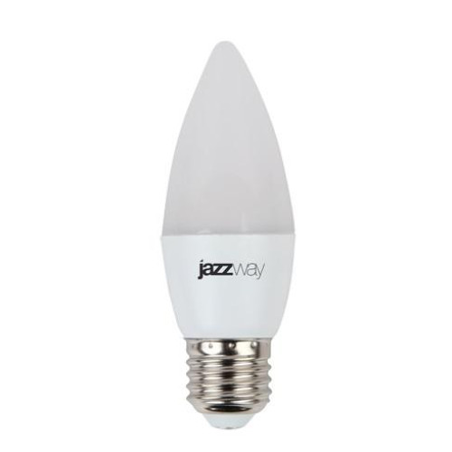 Лампа светодиодная PLED-SP 7Вт C37 свеча 3000К тепл. бел. E27 530лм 230В JazzWay 1027825-2 Лампа светодиодная PLED-SP 7Вт C37 свеча 3000К тепл. бел. E27 530лм 230В JazzWay 1027825-2