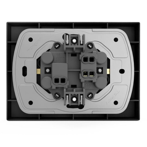 Розетка 2-м СП Pixel 16А IP20 с заземл. защ. шторки в сборе карбон TOKOV ELECTRIC TKE-PX-R2FZSF-C14 Розетка 2-м СП Pixel 16А IP20 с заземл. защ. шторки в сборе карбон TOKOV ELECTRIC TKE-PX-R2FZSF-C14