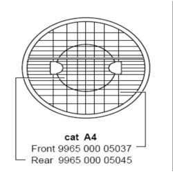 Аксессуар MVF403 FRONT REFLECTOR ASSY CAT A4 PHILIPS 996500005037