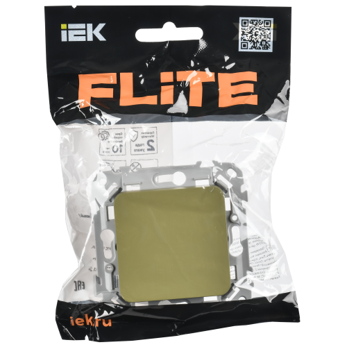 FLITE Выключатель 1-клавишный 10А ВС11-1-0-ФлО оливковый IEK FLITE Выключатель 1-клавишный 10А ВС11-1-0-ФлО оливковый IEK