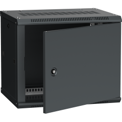 ITK Шкаф LINEA W 6U 600х450мм дверь металл черный RAL9005