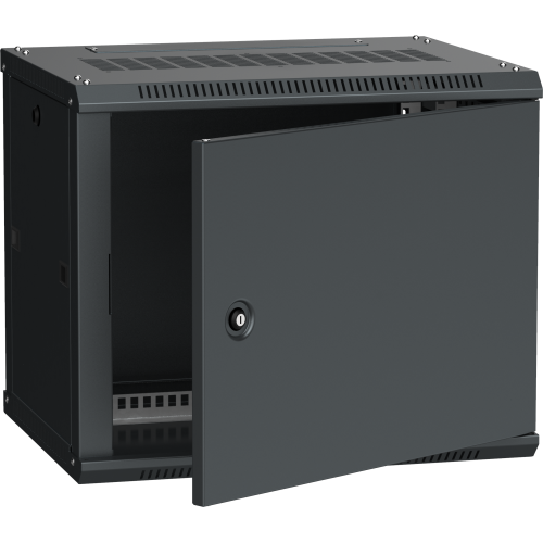 ITK Шкаф LINEA W 6U 600х450мм дверь металл черный RAL9005