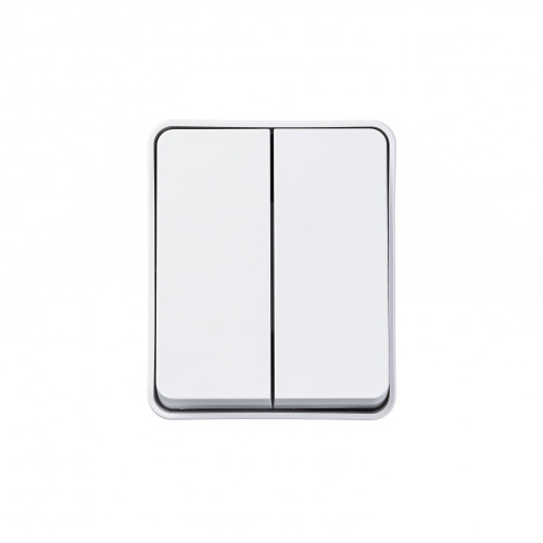 ATLASDESIGN PROFI IP54 О/У 2-клавишный ВЫКЛЮЧАТЕЛЬ, сх.5, 10АХ, БЕЛЫЙ ATLASDESIGN PROFI IP54 О/У 2-клавишный ВЫКЛЮЧАТЕЛЬ, сх.5, 10АХ, БЕЛЫЙ