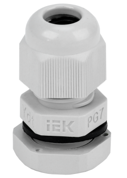 Сальник PG 7 диаметр проводника 5-6мм IP54 IEK