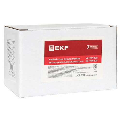 ВА-99М 100/100А 3P 10In 35кА с термомагнитным расцепителем EKF ВА-99М 100/100А 3P 10In 35кА с термомагнитным расцепителем EKF