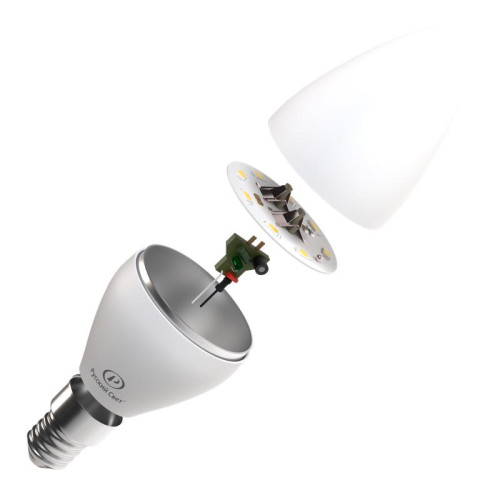 Лампа светодиодная RS LED C37 E14 4W 220-240V 2700К 4Вт свеча 400лм Ra 90 15010545054 Лампа светодиодная RS LED C37 E14 4W 220-240V 2700К 4Вт свеча 400лм Ra 90 15010545054