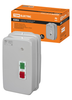 Контактор КМН48062 80А в оболочке с индикатором Ue=380В/АС3 IP54 TDM