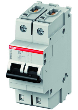 Выключатель автоматический модульный 2п K 1А 10кА S402M-K1 ABB 2CCS572001R0217