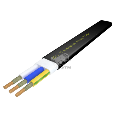 Кабель силовой ППГ-П нг(А)-FRHF 3х1.5ок (N.PE)-0.66 однопроволочный (бухта)