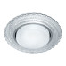Светильник встраиваемый с белой LED подсветкой Feron CD4037 RGB потолочный GX53 без лампы, прозрачный, хром Светильник встраиваемый с белой LED подсветкой Feron CD4037 RGB потолочный GX53 без лампы, прозрачный, хром