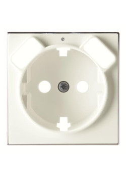 Накладка для розетки SCHUKO с 2хUSB ЗУ арт.8188.3 SKY бел. ABB 2CLA858830A1101