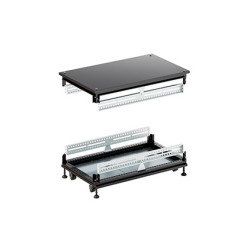 Крыша основание сплошные IT-CQE 600x1000, RAL9005
