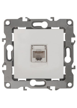 Розетка компьютерная Эра12 12-3107-01 RJ45 бел. Эра Б0014723