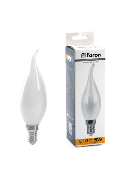 Лампа светодиодная Feron LB-718 Свеча на ветру E14 15 230V 2700K