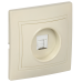 KVARTA Розетка 1-местная компьютерная RJ45 кат.5е РК10-ККм крем GENERICA KVARTA Розетка 1-местная компьютерная RJ45 кат.5е РК10-ККм крем GENERICA