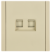 FORTE&PIANO Розетка компьютерная двойная RJ45 кат.5E FP433 ваниль IEK FORTE&PIANO Розетка компьютерная двойная RJ45 кат.5E FP433 ваниль IEK