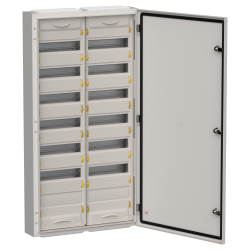 TITAN 5 Корпус металлический ЩРн-168 (2х84) 1085х570х140мм IP54 серый (одна дверь) IEK