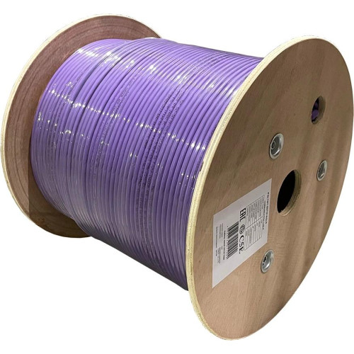 Кабель информационный Lanmaster TWT-5EFTP-NGLS кат.5E FTP 4 пары 24AWG нг(А)-LS внутренний 305м фиолетовый