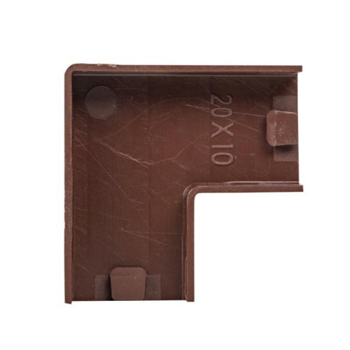 Поворот 90 гр. (20x10) (4 шт) темн. дерево EKF-Plast Поворот 90 гр. (20x10) (4 шт) темн. дерево EKF-Plast