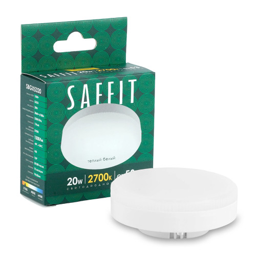 Лампа светодиодная SAFFIT SBGX5320 GX53 20W 230V 2700K