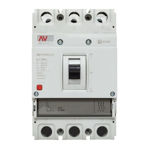 AV-POWER-2/3 100А 80кА TR EKF AV-POWER-2/3 100А 80кА TR EKF