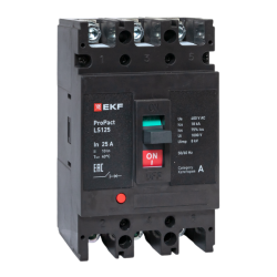 ProPact LS125 25А 3P 18кА EKF
