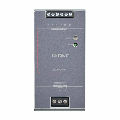 Источник питания Эко Пауэр (Eco Power), однофазный, 240Вт, 10А, 24В Источник питания Эко Пауэр (Eco Power), однофазный, 240Вт, 10А, 24В
