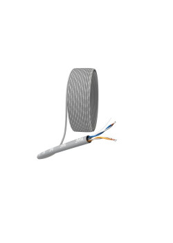 Кабель витая пара U/UTP кат.5E 2х2х24AWG solid CCA PVC Simple сер. (м) Эра Б0044433