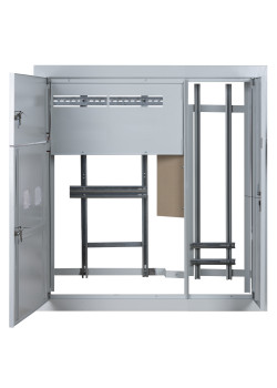 Корпус щита этажного 2 кв. (1010х950х160) размер ниши (920х860х140) TDM