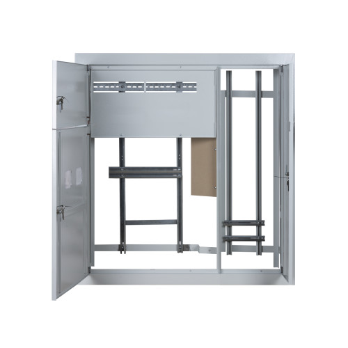 Корпус щита этажного 2 кв. (1010х950х160) размер ниши (920х860х140) TDM