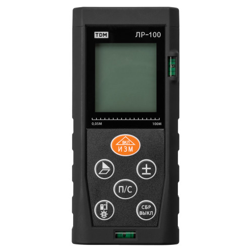 Лазерная рулетка ЛР-100, дальность 100 м, точность 2 мм, подсветка, IP54, 2хAAA, “Алмаз” TDM Лазерная рулетка ЛР-100, дальность 100 м, точность 2 мм, подсветка, IP54, 2хAAA, “Алмаз” TDM