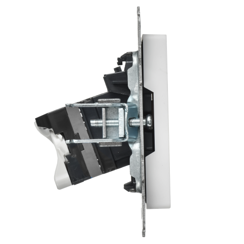 BRITE Розетка компьютерная двойная кат.5E RJ45 РК10-2-БрАБ арктический белый IEK BRITE Розетка компьютерная двойная кат.5E RJ45 РК10-2-БрАБ арктический белый IEK