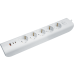 Удлинитель 3х5м с заземл. 16А IP20 95 692 NPE-USB06-05-500-ESC-3X1-PD20W 2хUSB-C + USB-A с выкл. бел. NAVIGATOR 95692 Удлинитель 3х5м с заземл. 16А IP20 95 692 NPE-USB06-05-500-ESC-3X1-PD20W 2хUSB-C + USB-A с выкл. бел. NAVIGATOR 95692