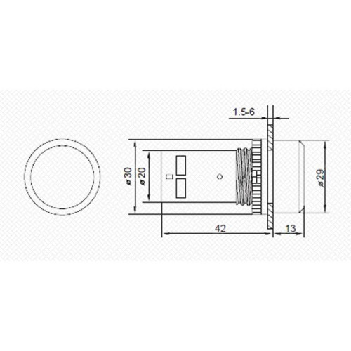 Кнопка EB22 возвратная красн. NO+NC 230 В Rexant 36-5530 Кнопка EB22 возвратная красн. NO+NC 230 В Rexant 36-5530