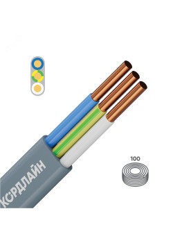 Кабель силовой ВВГ-Пнг(А)-LS 3x4ок(N,PE)-0,66 100м ТРТС