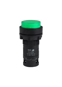 Кнопка с подсветкой OptiSignal Compact D22 C7-PL-M310 зеленая 1НО 230 В AC XB7NW33M1
