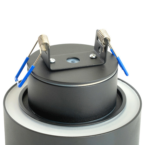 Светильник потолочный Feron HL367 Barrel AURA 12W, 230V, GX53, чёрный IP44 Светильник потолочный Feron HL367 Barrel AURA 12W, 230V, GX53, чёрный IP44