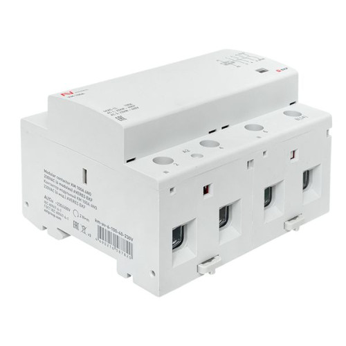 Контактор модульный КМ 100А 4NO 230В АС (6 мод.) AVERES EKF