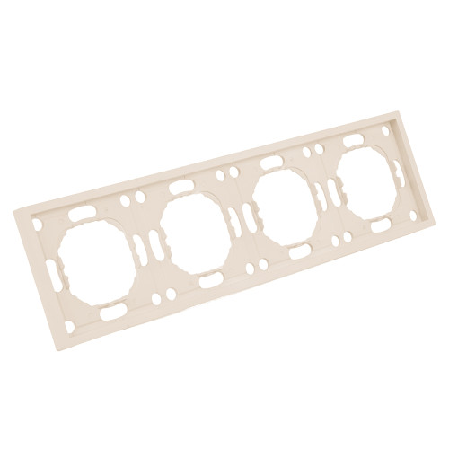 Рамка STEKKER, PFR00-5004-08 4-местная, серия Эмили, кашемир, soft touch Рамка STEKKER, PFR00-5004-08 4-местная, серия Эмили, кашемир, soft touch