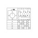 Кулачковый переключатель КПУ11-10/98 (A: 0-L1-L2-L3) TDM Кулачковый переключатель КПУ11-10/98 (A: 0-L1-L2-L3) TDM