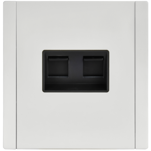 FORTE&PIANO Розетка компьютерная двойная RJ45 кат.6 FP234M металл белый IEK FORTE&PIANO Розетка компьютерная двойная RJ45 кат.6 FP234M металл белый IEK