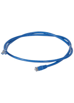 Шнур коммутационный RJ 45 - категория 6 - U/UTP - PVC - неэкранированный - 1 м - голубой