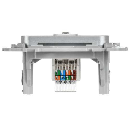 FLITE Розетка компьютерная RJ45 категория 6 UTP РК6-1-0-ФлА алюминий IEK