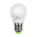 Лампа светодиодная PLED-ECO 5Вт G45 шар 3000К тепл. бел. E27 400лм 220-240В JazzWay 1036957A Лампа светодиодная PLED-ECO 5Вт G45 шар 3000К тепл. бел. E27 400лм 220-240В JazzWay 1036957A
