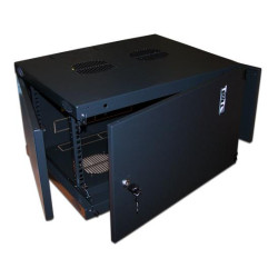 Шкаф коммутационный Lanmaster Next (TWT-CBWNM-6U-6X6-BK) настенный 6U 550x600мм пер.дв.металл задн.дв.спл.стал.лист 60кг черный IP20