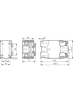 Контактор CTX-C для конд. Н.О.+Н.З 110А 230В Leg 029654