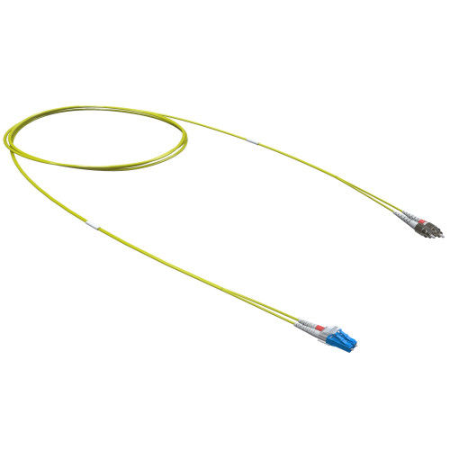Оптический коммутационный шнур переходной двухволоконный (Duplex) LC-UPC/FC-UPC, 9/125 OS2, 2 м