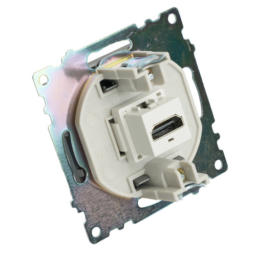 Розетка HDMI 2.1, Type A (механизм), серия Катрин, графит, GLS00-7118-06 Розетка HDMI 2.1, Type A (механизм), серия Катрин, графит, GLS00-7118-06