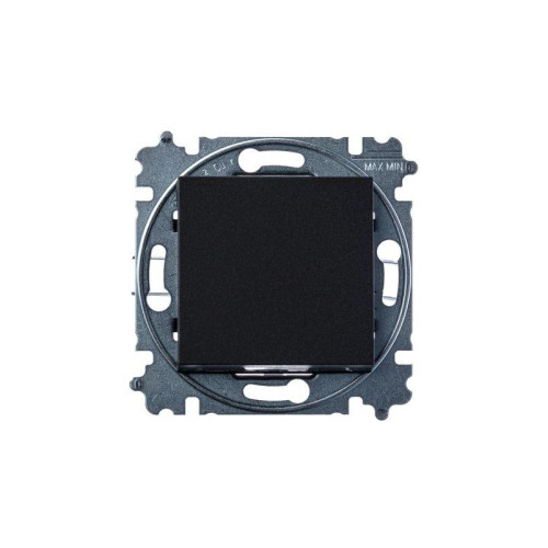 Выключатель 1-кл. СП Levit IP20 антрацит/дым. черн. ABB 2CHH590145A6063 Выключатель 1-кл. СП Levit IP20 антрацит/дым. черн. ABB 2CHH590145A6063